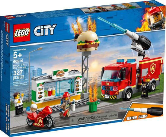 Picture of Lego City Fire Burger Bar Fire Rescue 327τεμ. (60214)
