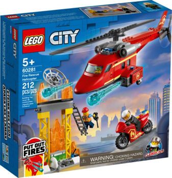 Picture of Lego City Fire Rescue Helicopter (60281)
