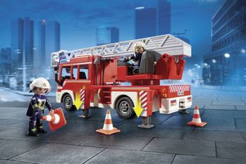 Picture of Playmobil Όχημα Πυροσβεστικής Με Σκάλα & Καλάθι Διάσωσης (9463)
