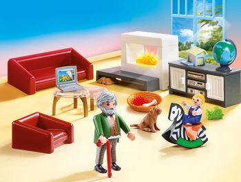 Picture of Playmobil Dollhouse σαλόνι κουκλόσπιτου(70207)