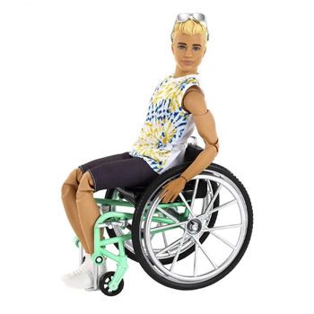 Picture of Mattel Barbie Fashionistas Κούκλα Ken Με Αναπηρικο Αμαξιδιο (GWX93)
