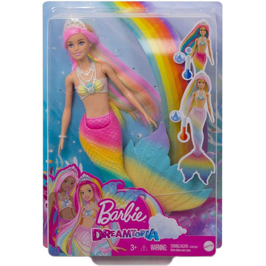 Picture of Mattel Barbie Γοργόνα Μεταμόρφωση Ουράνιο Τόξο GTF89