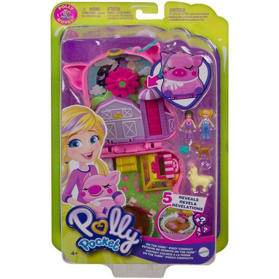 Picture of Mattel Polly Pocket On The Farm Piggy Compact FRY35/GTN16