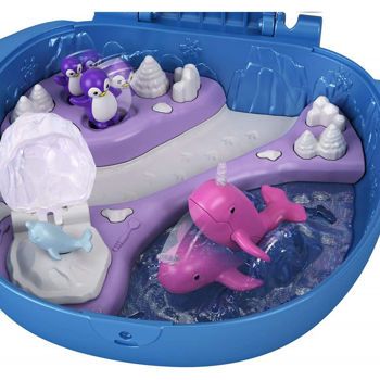 Picture of Mattel Polly Pocket Freezin Fun Narwhal Compact FRY35/GKJ52