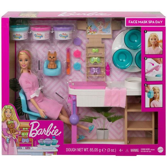 Picture of Mattel Barbie Wellness Face Spa Day Ινστιτούτο Ομορφιάς (GJR84)