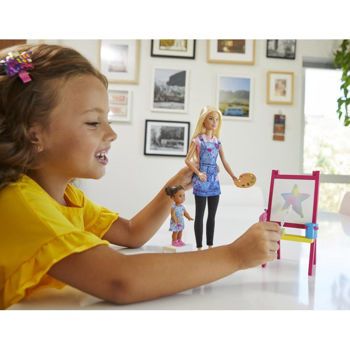 Picture of Mattel Barbie Δασκάλα Ζωγραφικής Σετ Παιχνιδιού (GJM29)