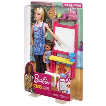 Picture of Mattel Barbie Δασκάλα Ζωγραφικής Σετ Παιχνιδιού (GJM29)