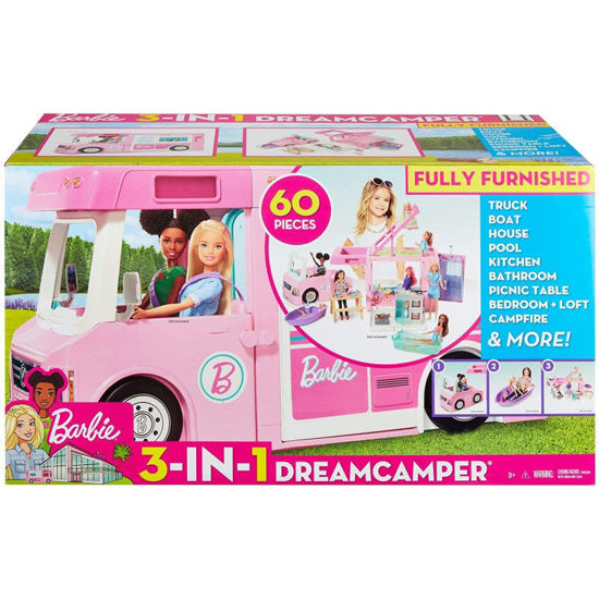 Picture of Mattel Barbie 3-Σε-1 Dreamcamper Τροχόσπιτο (GHL93)