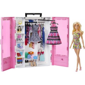 Picture of Mattel Barbie Fashionistas Η Ντουλάπα Της Barbie Με Κούκλα GBK12