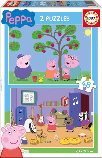 Picture of Educa Παιδικό Παζλ Peppa Pig 2x48 τεμ. (15920)