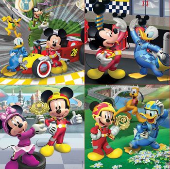 Picture of Educa Puzzle Progressive Mickey Racers 12/16/20/25 τμχ (17629)