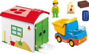 Picture of Playmobil 1.2.3 Φορτηγό Με Γκαράζ (70184)