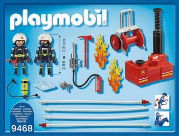 Picture of Playmobil City Action Πυροσβέστες Με Αντλία Νερού 9468