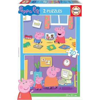 Picture of Educa Παιδικό Puzzle Peppa Pig 2x20 τεμ.