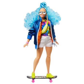 Picture of Mattel Barbie Extra Blue Curly Hair (GRN27/GRN30)