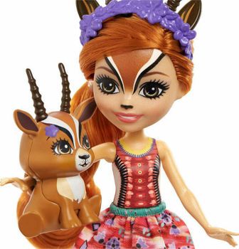 Picture of Mattel Enchantimals Gabriela Gazelle Racer Κούκλα Και Ζωάκι Φιλαράκι (FNH22/GTM26)