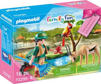 Picture of Playmobil Family Fun Gift Set Φροντιστής Ζωολογικού Κήπου Mε Zωάκια 70295