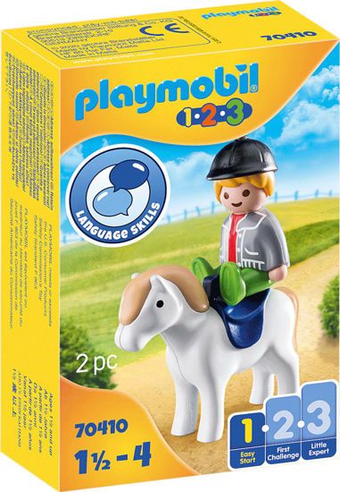 Picture of Playmobil 1.2.3 Αγοράκι Με Πόνι 70410