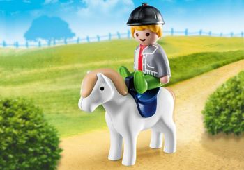 Picture of Playmobil 1.2.3 Αγοράκι Με Πόνι 70410