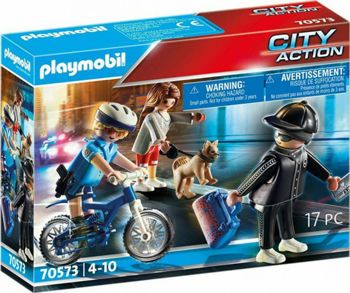 Picture of Playmobil City Action Αστυνομικός Με Ποδήλατο Και Πορτοφολάς 70573