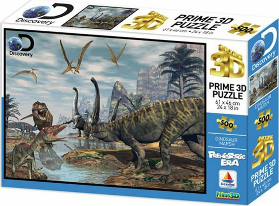 Picture of Prime 3D Παζλ Discovery Dinosaur Marsh 500τεμ. (10087)