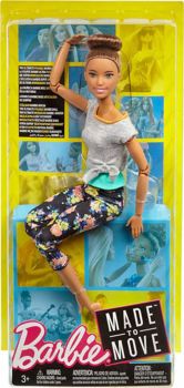 Picture of Barbie Αμέτρητες Κινήσεις - Μελαχρινή Με Κότσο Στα Μαλλία (FTG80 / FTG82)