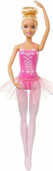 Picture of Mattel Barbie Μπαλαρίνα Ξανθά Μαλλιά Με Tutu Φούστα Ροζ (GJL58/GJL59)