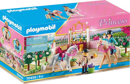 Picture of Playmobil Princess Μαθήματα Ιππασίας Στον Βασιλικό Στάβλο 70450