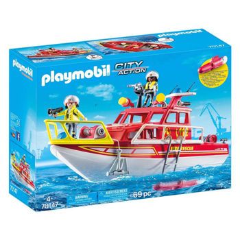 Picture of Playmobil City Action Πυροσβεστικό Σκάφος Διάσωσης 70147