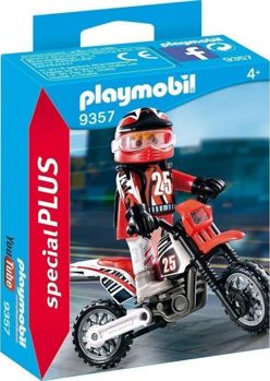 Picture of Playmobil Special Plus Οδηγός Μηχανής Motorcross 9357