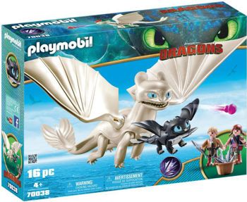 Picture of Playmobil Dragons Η Λευκή Οργή Κι Ένας Δρακούλης Με Τα Παιδιά 70038