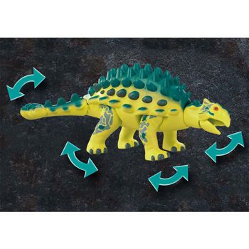 Picture of Playmobil Dino Rise Αγκυλόσαυρος Με Μαχητή Εναντίον Ρομπότ 70626