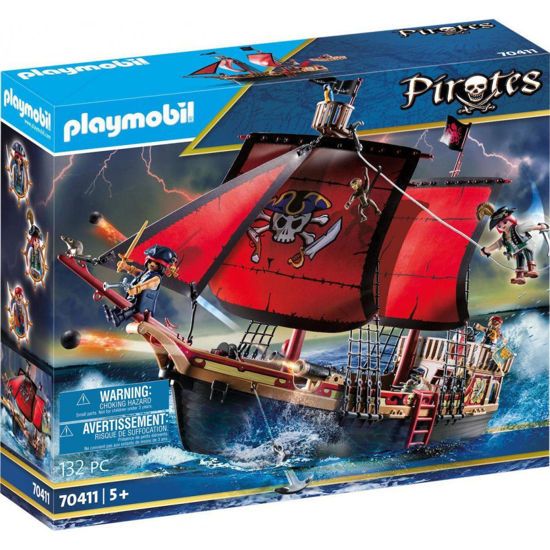 Picture of Playmobil Pirates Πειρατική Ναυαρχίδα (70411)