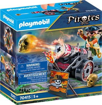 Picture of Playmobil Pirates Πειρατής Με Κανόνι 70415