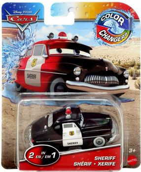 Picture of Mattel Disney Pixar Cars Color Changer Sheriff Diecast Car (GNY94/GTM39)