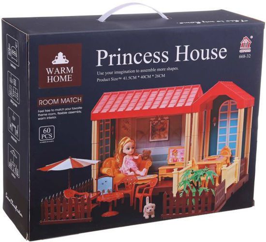 Picture of Zita Toys Princess House Κουκλόσπιτο Με Έπιπλα 005.668-31