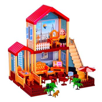 Picture of Zita Toys Dream House Κουκλόσπιτο Με Έπιπλα 556-20