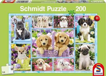 Picture of Schmidt Puzzle Κουταβάκια 200 Κομμάτια (56162)