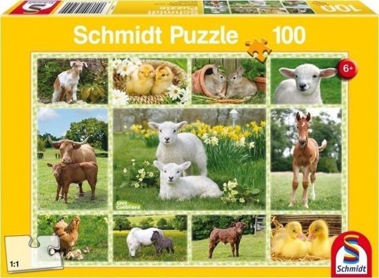 Picture of Schmidt Puzzle Ζωάκια 100 Κομμάτια (56194)