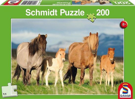Picture of Schmidt Puzzle Οικογένεια Αλόγων 200 Κομμάτια (56199)