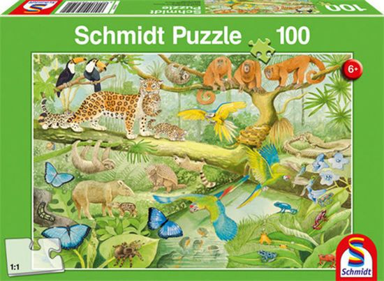 Picture of Schmidt Puzzle Ζώα Της Ζούγκλας 100 Κομμάτια (56250)