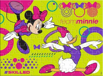 Picture of Luna Minnue Mouse Puzzle Χρωματισμού 2 Όψεων 100τεμ. (562639)