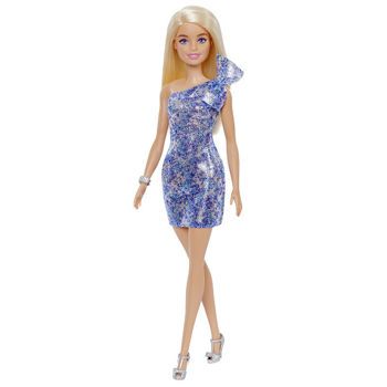 Picture of Mattel Barbie Glitz Outfits Μοντέρνο Φόρεμα (GRB32)