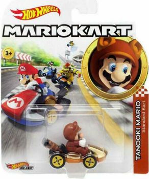 Picture of Mattel Hot Wheels Αυτοκινητάκια Mario Kart Tanooki Mario GBG25/GJH55