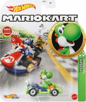 Picture of Mattel Hot Wheels Αυτοκινητάκια Mario Kart Yoshi (GRN19)