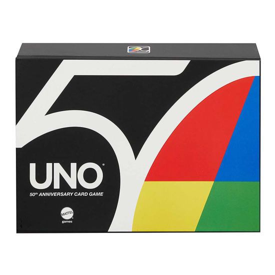 Picture of Mattel Uno Premium 50th Anniversary Card Game GXJ94