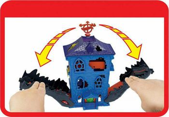 Picture of Mattel Hot Wheels Croc Mansion Attack Play Set Έπαυλη Του Κροκόδειλου FNB05/GJK91