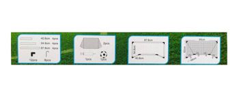 Picture of Zita Toys Σετ 2 Τέρματα Ποδοσφαίρου (95 x 62 x 48 εκ)
