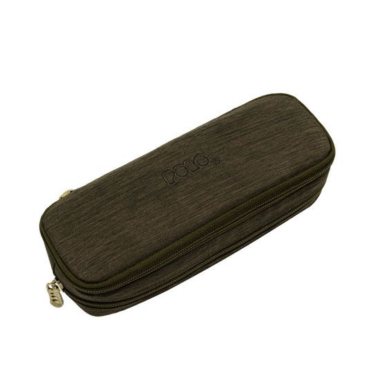 Picture of Polo Κασετίνα Οβάλ Pencil Case Duo Box Χακί 2021