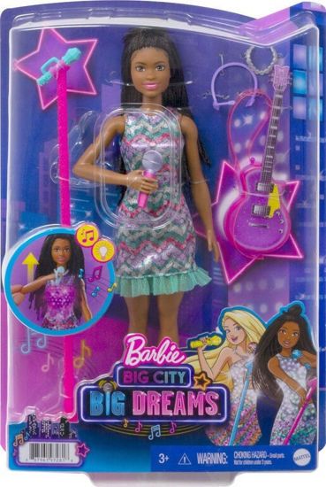 Picture of Mattel Barbie Big City-Big Dreams Brooklyn Roberts Με Μουσική Και Φώτα GYJ24
